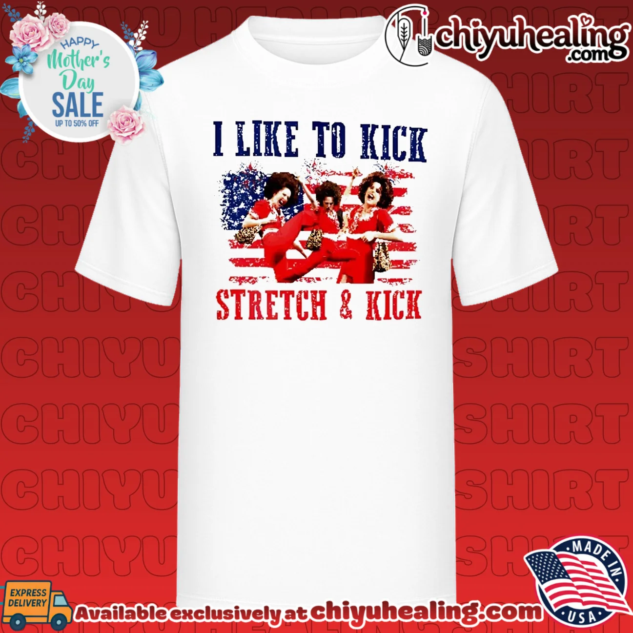 Sally O'malley I Like To Kick Stretch And Kick 4th Of July shirt & hoodie