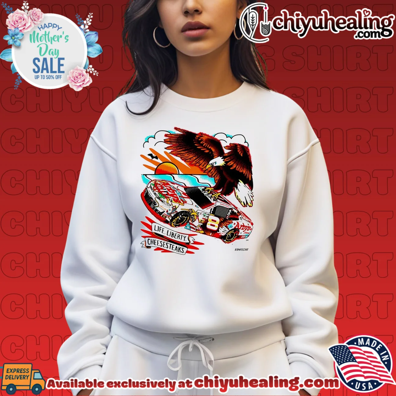 Sammy Smith arby's life liberty cheesesteaks NASCAR shirt & hoodie Sammy Smith arby's life liberty cheesesteaks NASCAR