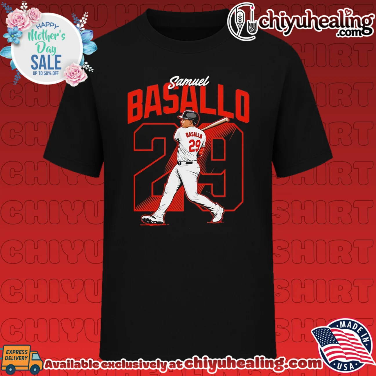 Samuel Basallo Baltimore Orioles 29 Outline shirt & hoodie
