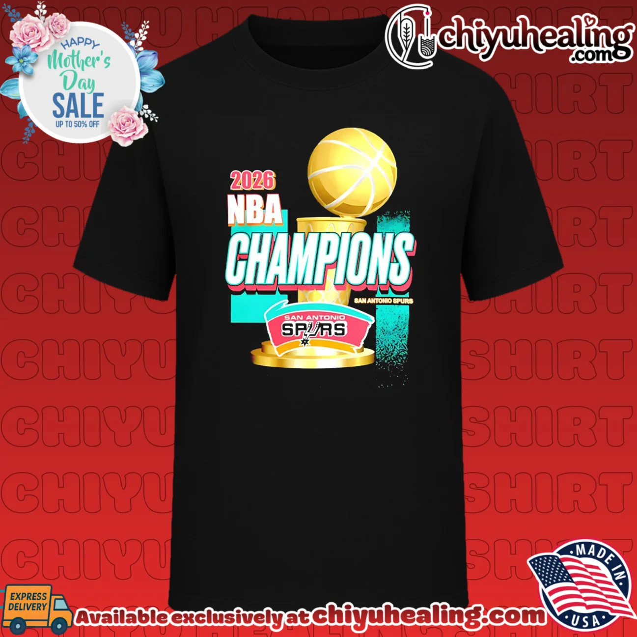 San Antonio Spurs 2026 NBA Champions trophy