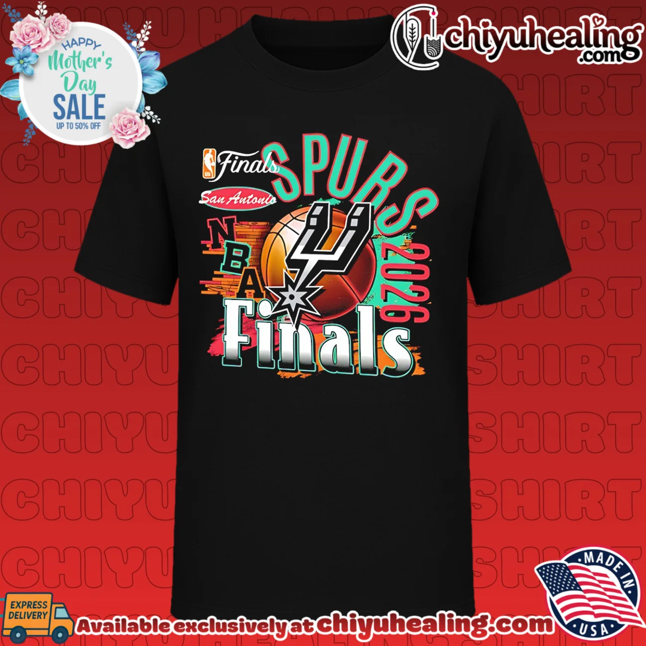 San Antonio Spurs 2026 NBA Finals team logo vintage