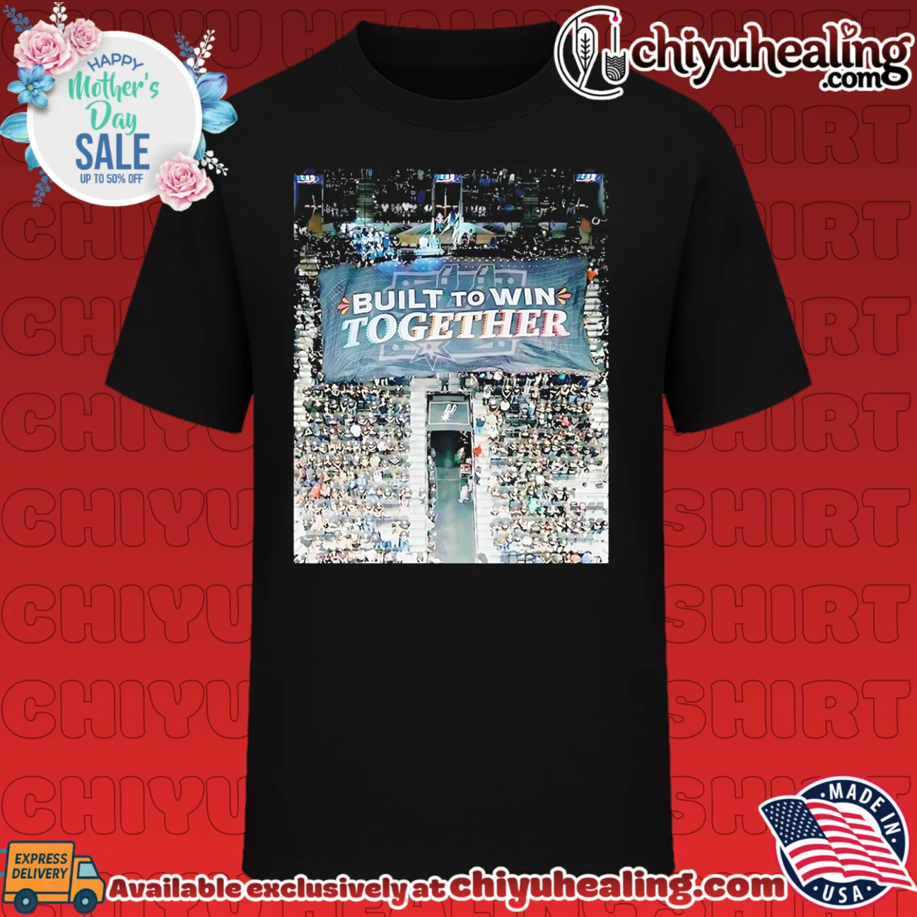 San Antonio Spurs built to win together shirt