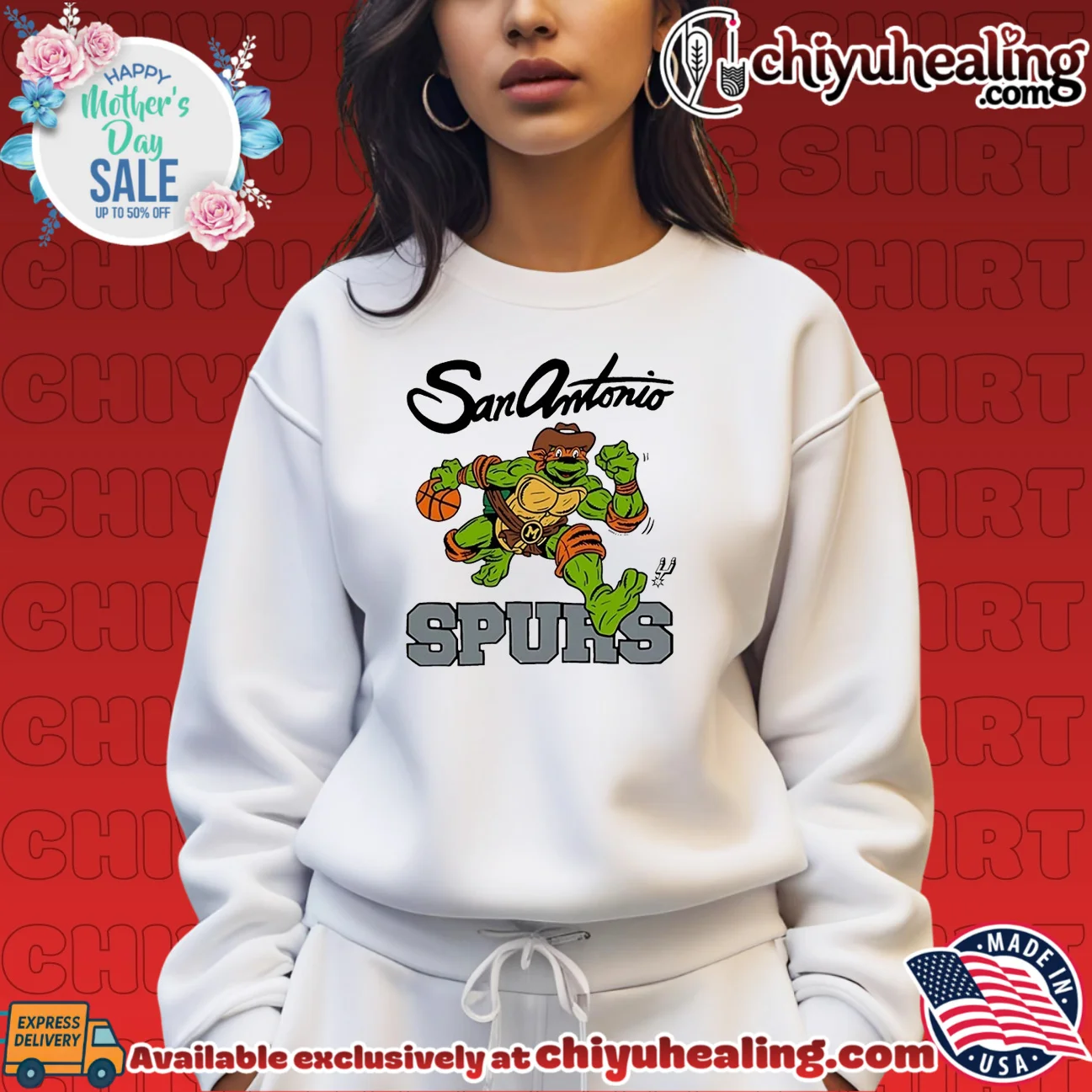 San Antonio Spurs features Teenage Mutant Ninja Turtles holding basketball masterpiece shirt & hoodie | Iconic Look San Antonio Spurs features Teenage Mutant Ninja Turtles holding basketball