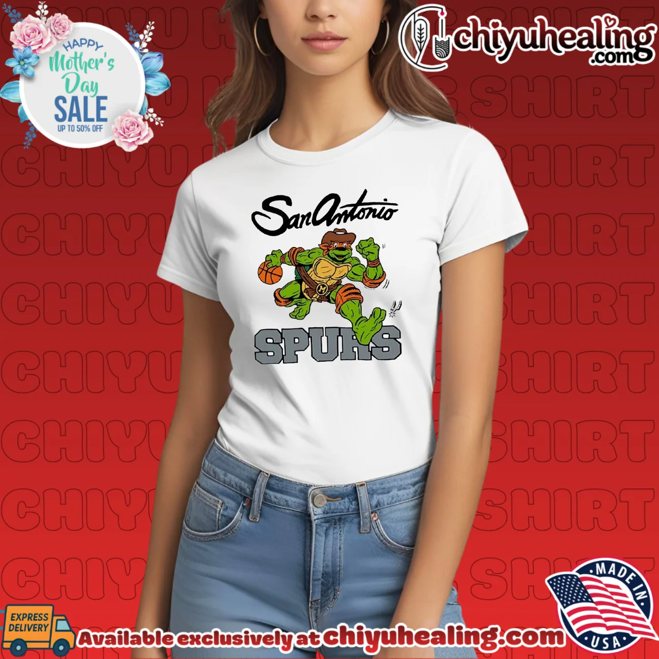 San Antonio Spurs features Teenage Mutant Ninja Turtles holding basketball masterpiece shirt & hoodie | Iconic Look San Antonio Spurs features Teenage Mutant Ninja Turtles holding basketball