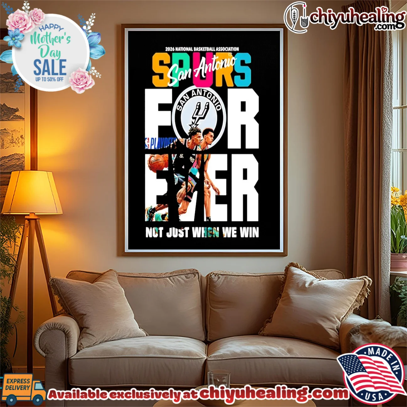 San Antonio Spurs Forever not just when we win 2026 NBA original shirt & hoodie | Modern Street Style San Antonio Spurs Forever not just when we win 2026 NBA