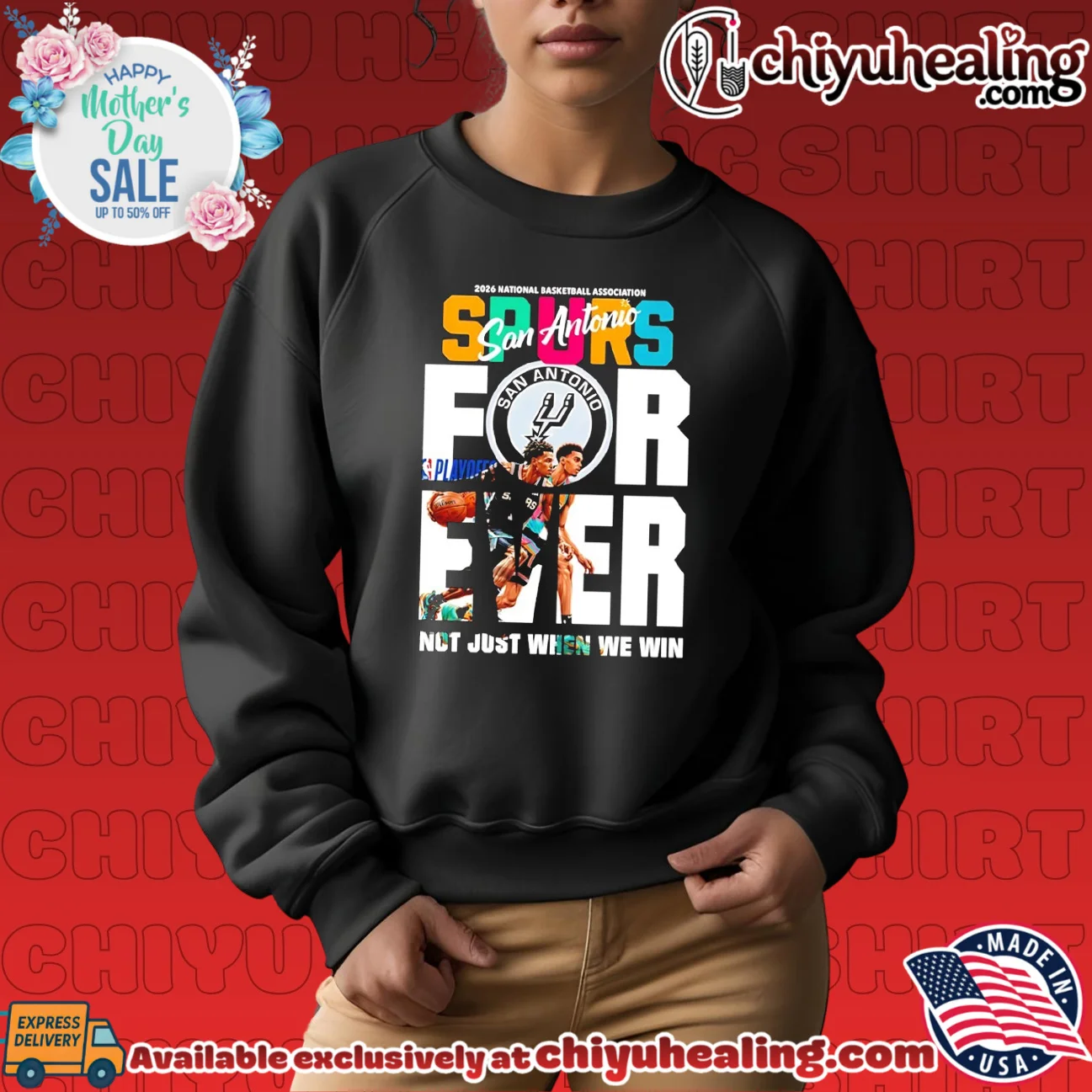 San Antonio Spurs Forever not just when we win 2026 NBA original shirt & hoodie | Modern Street Style San Antonio Spurs Forever not just when we win 2026 NBA
