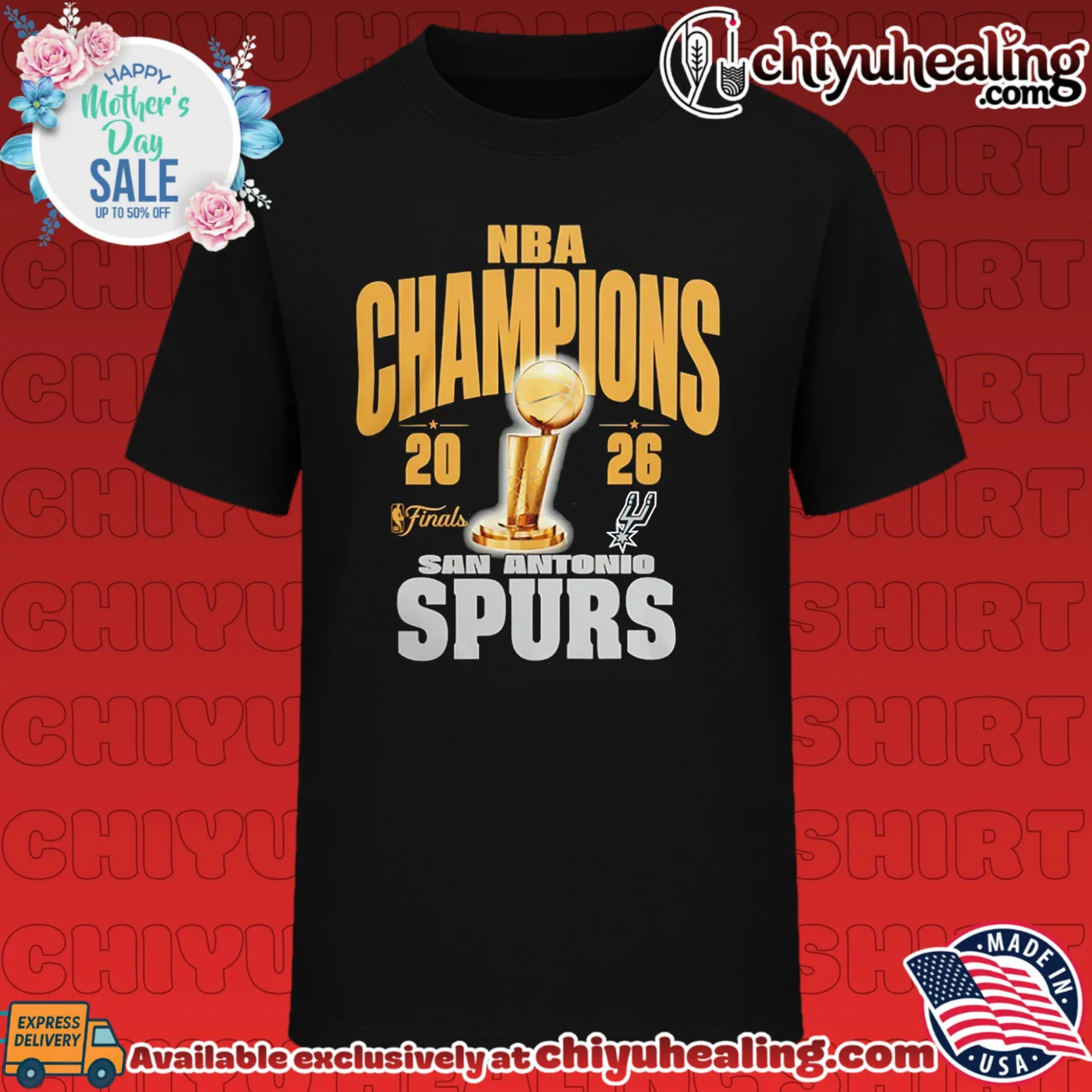 San Antonio Spurs NBA Cup Champions 2026 Gold Trophy