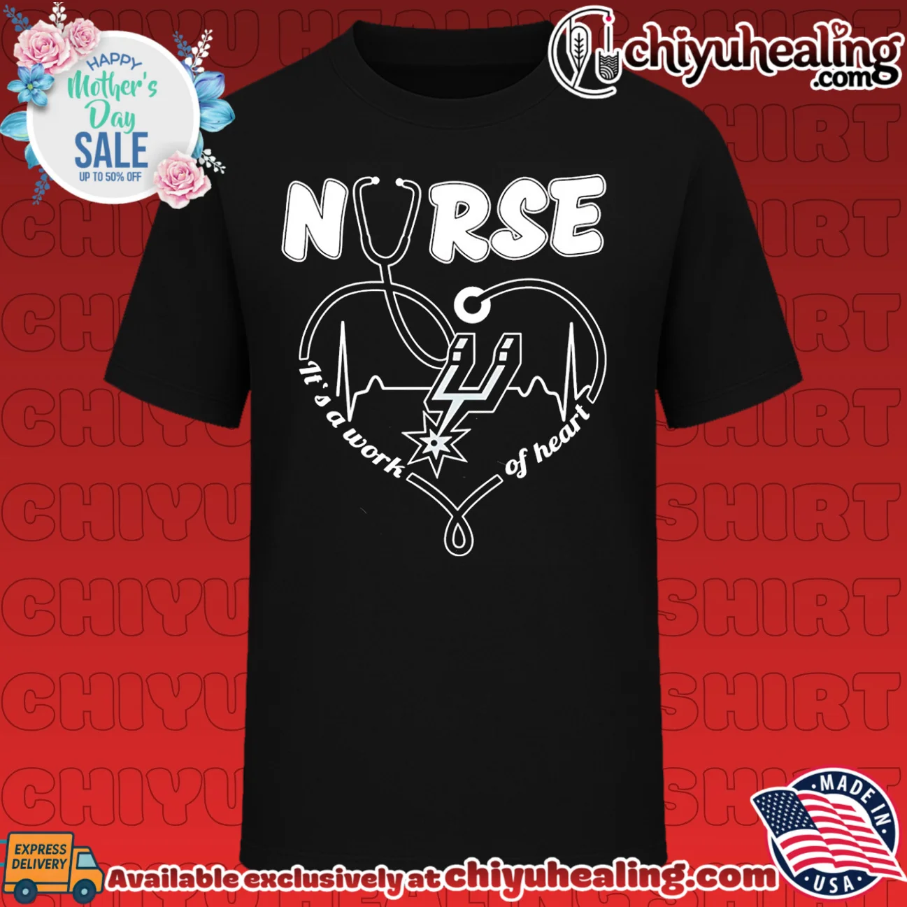 San Antonio Spurs nurse it's a work of heart