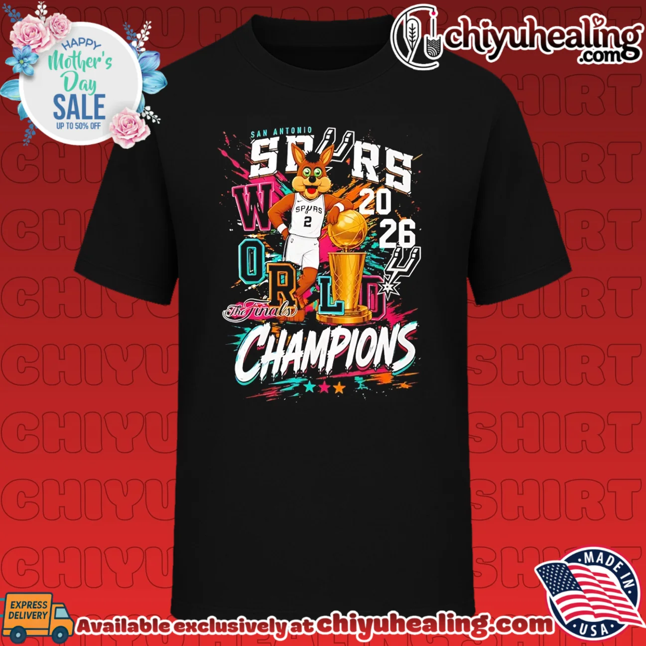 San Antonio Spurs The Finals Champions mascot