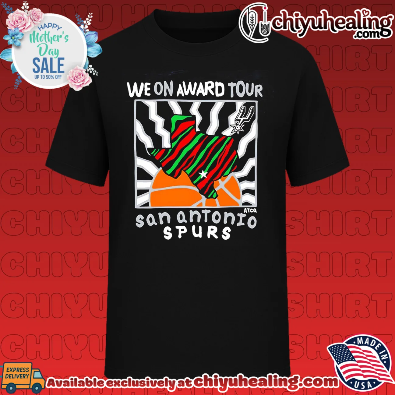 San Antonio Spurs we on award tour features A Tribe Called Quest shirt