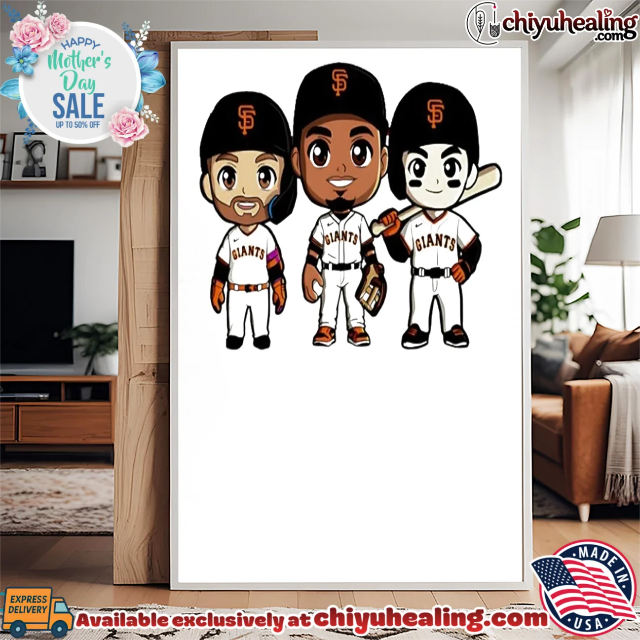 San Francisco Giants Chibi Players MLB Baseball Chibi shirt & hoodie San Francisco Giants Chibi Players MLB Baseball Chibi shirt & hoodie