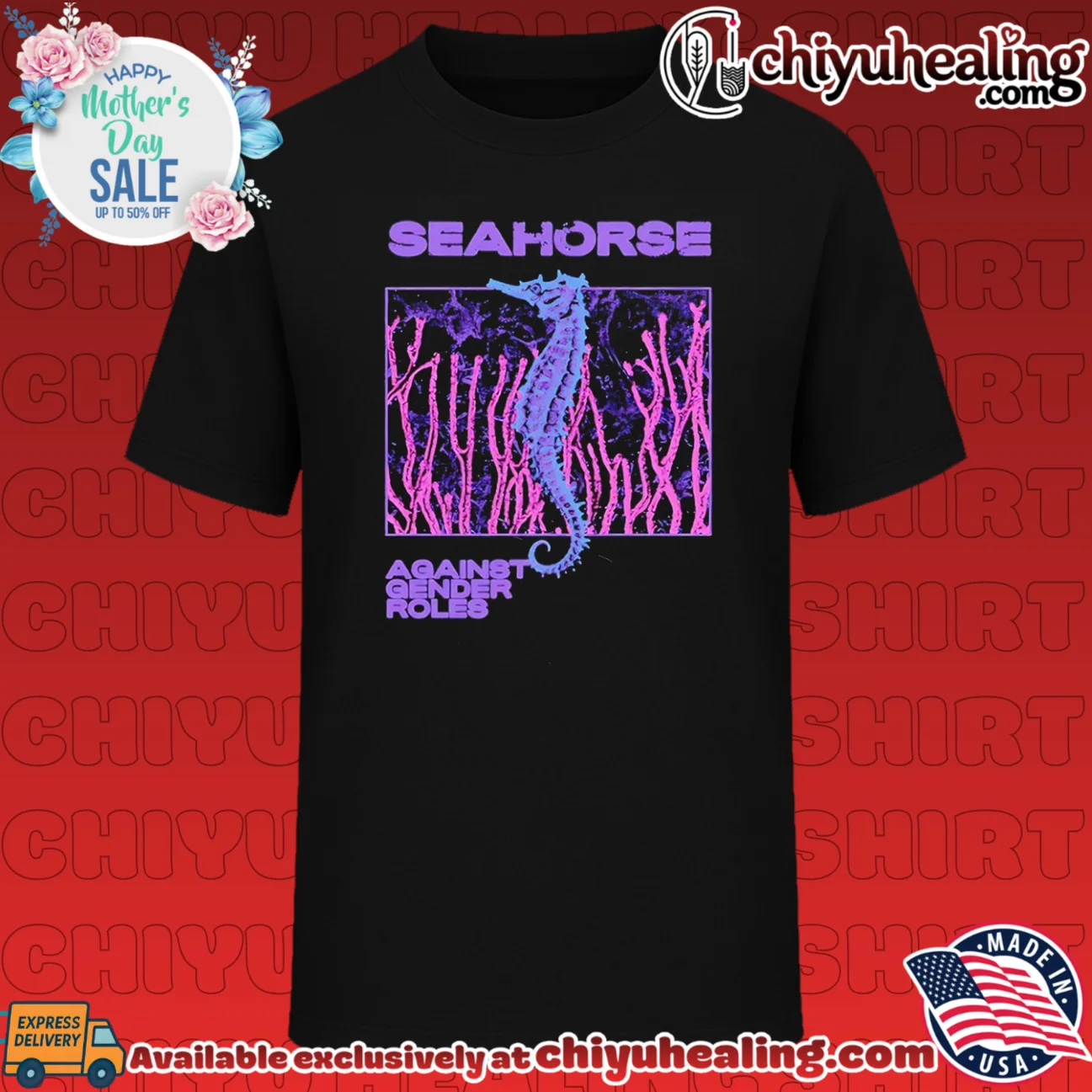 Seahorse Against Gender Roles LGBTQ feminism