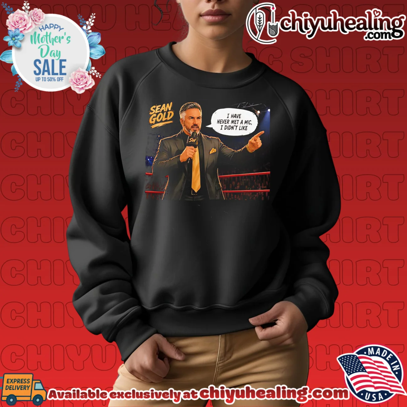 Sean Gold I have never met a mic I didn't like custom shirt & hoodie - Premium Streetwear Sean Gold I have never met a mic I didn't like