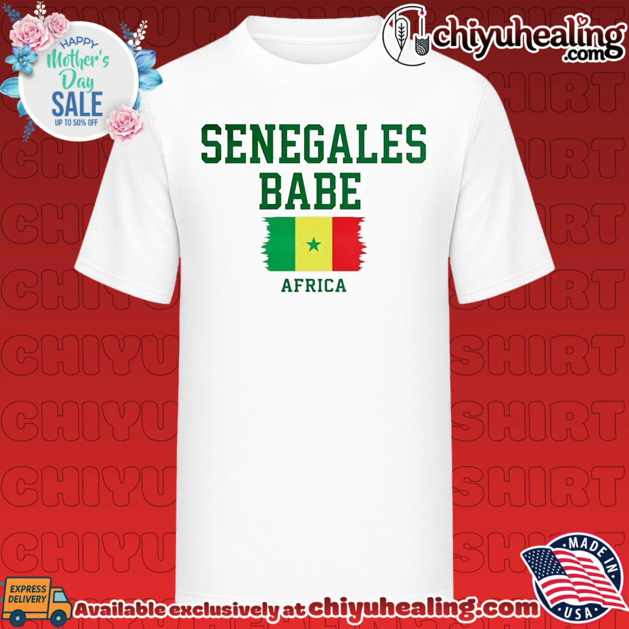 Senegalese Babe Africa flag Heritage