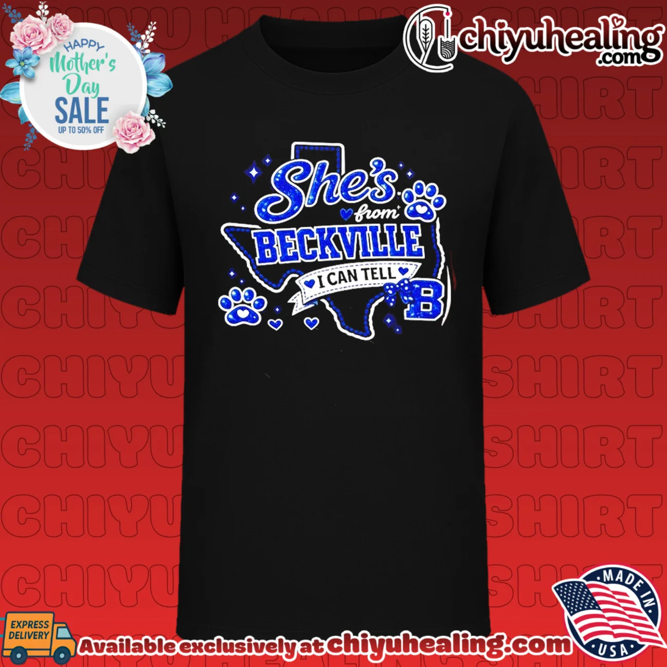 She's from Beckville I Can Tell Small Town Pride shirt & hoodie