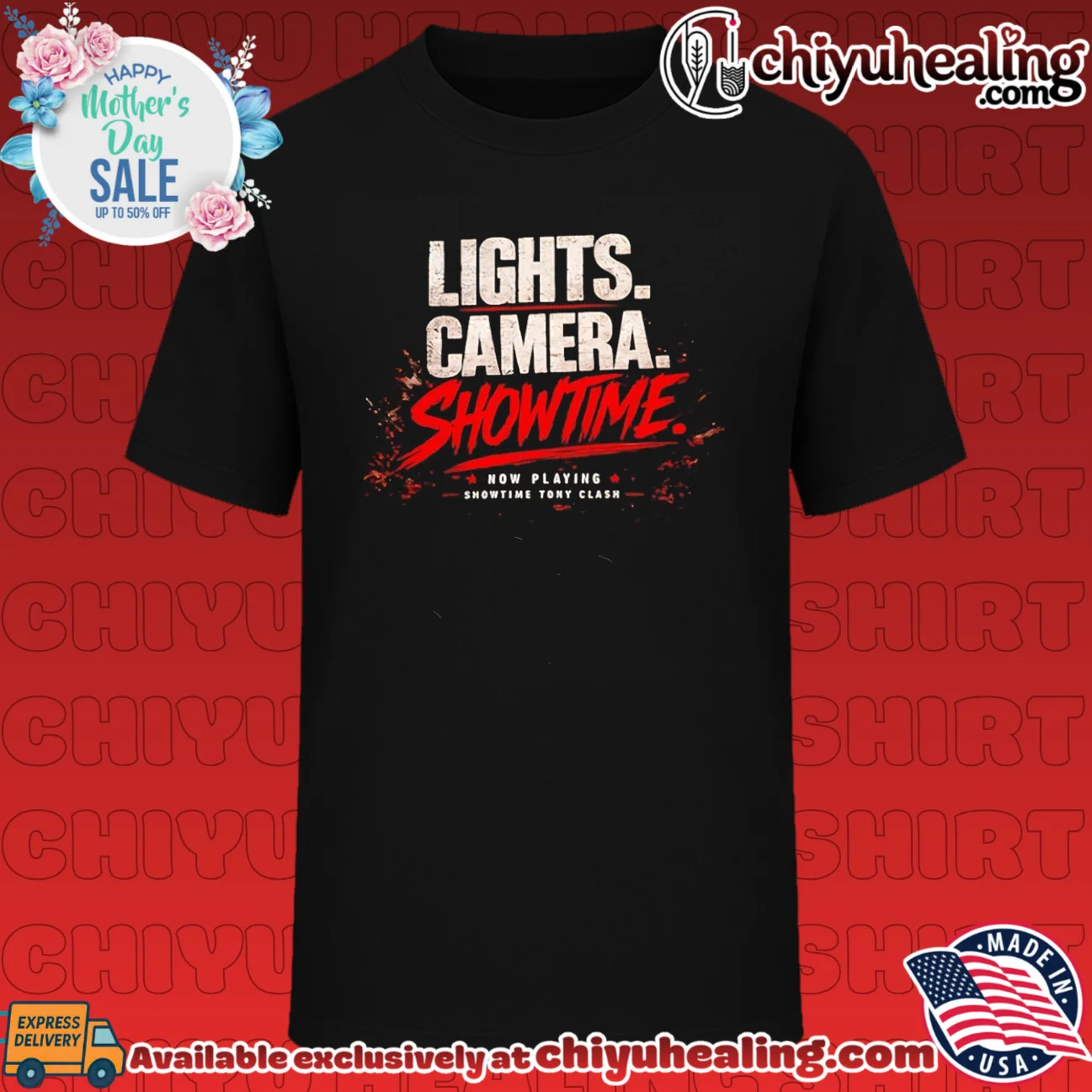 Showtime Tony Clash Lights Camera Showtime