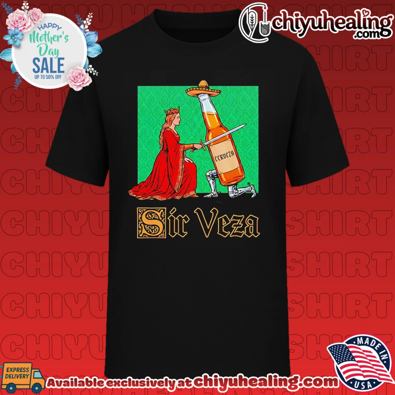 Sir Veza Knight with Beer Bottle cerveza shirt & hoodie