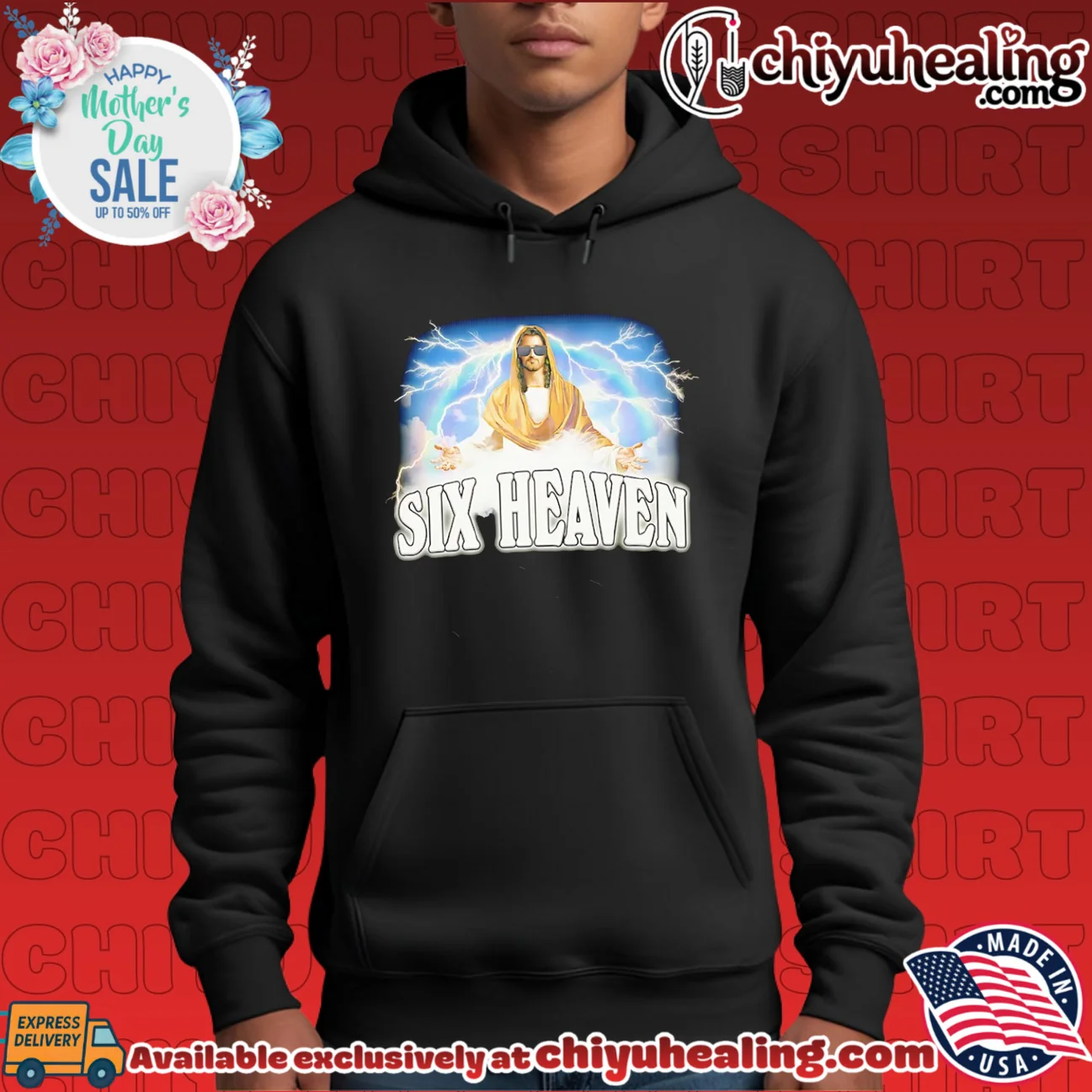 Six Heaven Jesus graphic shirt iconic shirt & hoodie | IP Merchandise Six Heaven Jesus graphic shirt iconic shirt & hoodie | IP Merchandise