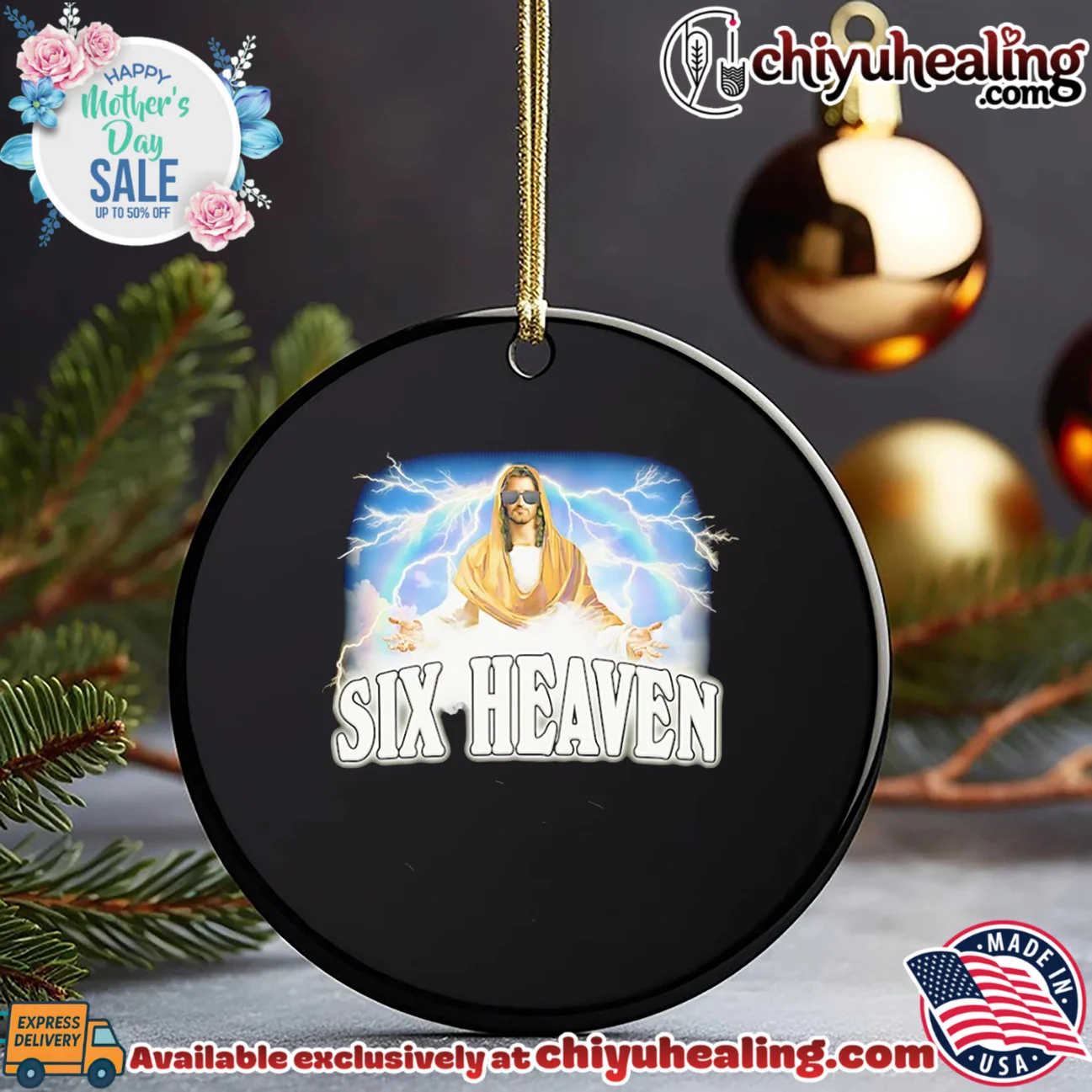 Six Heaven Jesus graphic shirt iconic shirt & hoodie | IP Merchandise Six Heaven Jesus graphic shirt