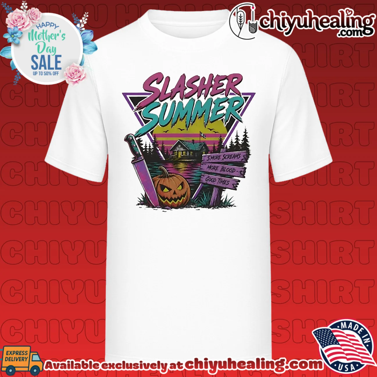 Slasher Summer S'more Screams More Blood Good Times shirt & hoodie