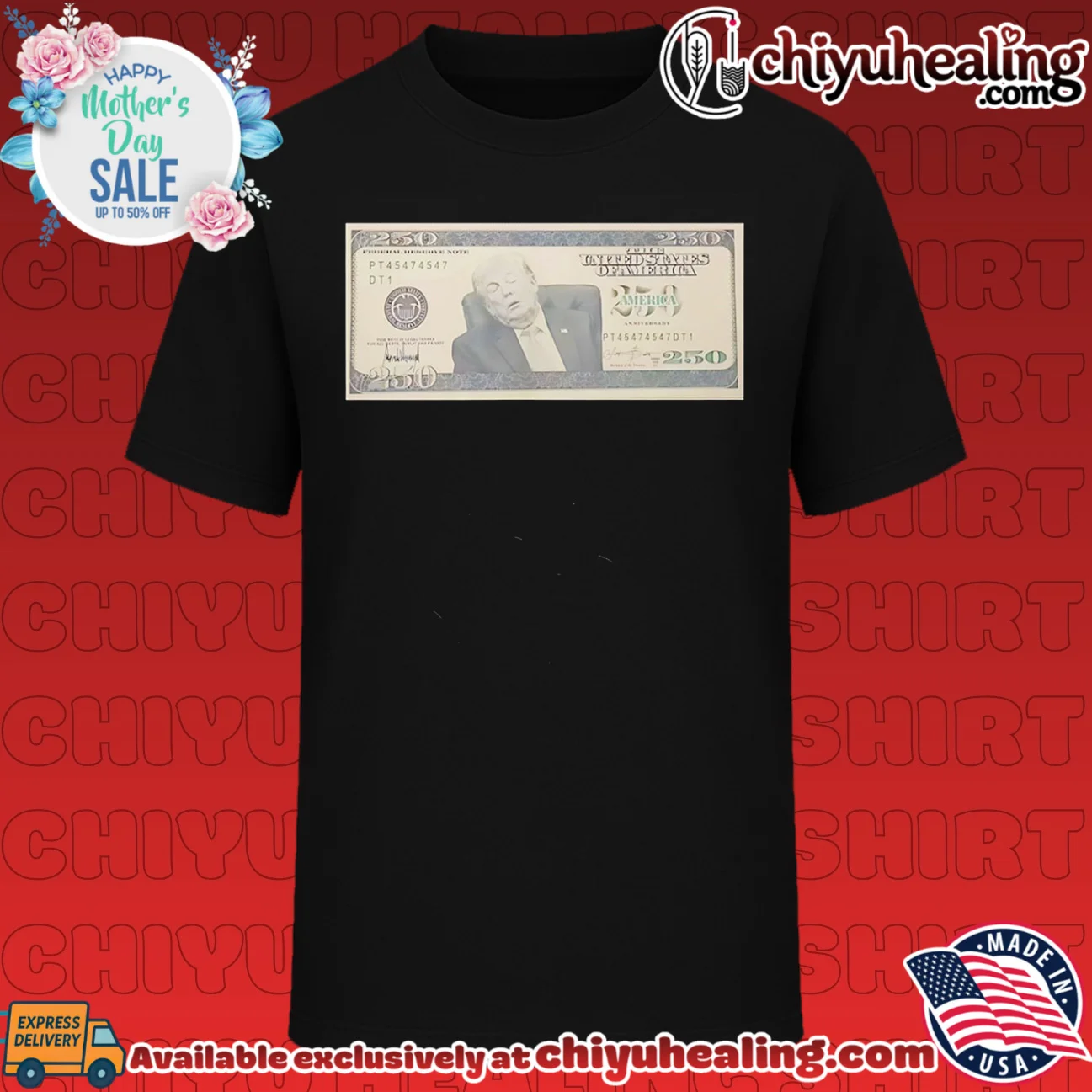 Sleepy Trump 250 Bill money