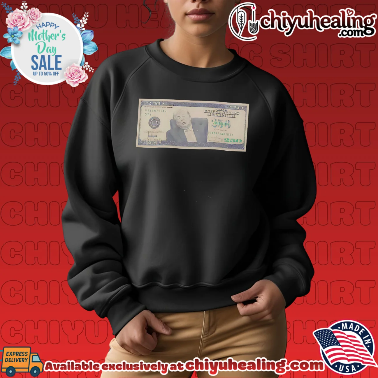 Sleepy Trump 250 Bill limited shirt & hoodie - Everyday Fit Sleepy Trump 250 Bill
