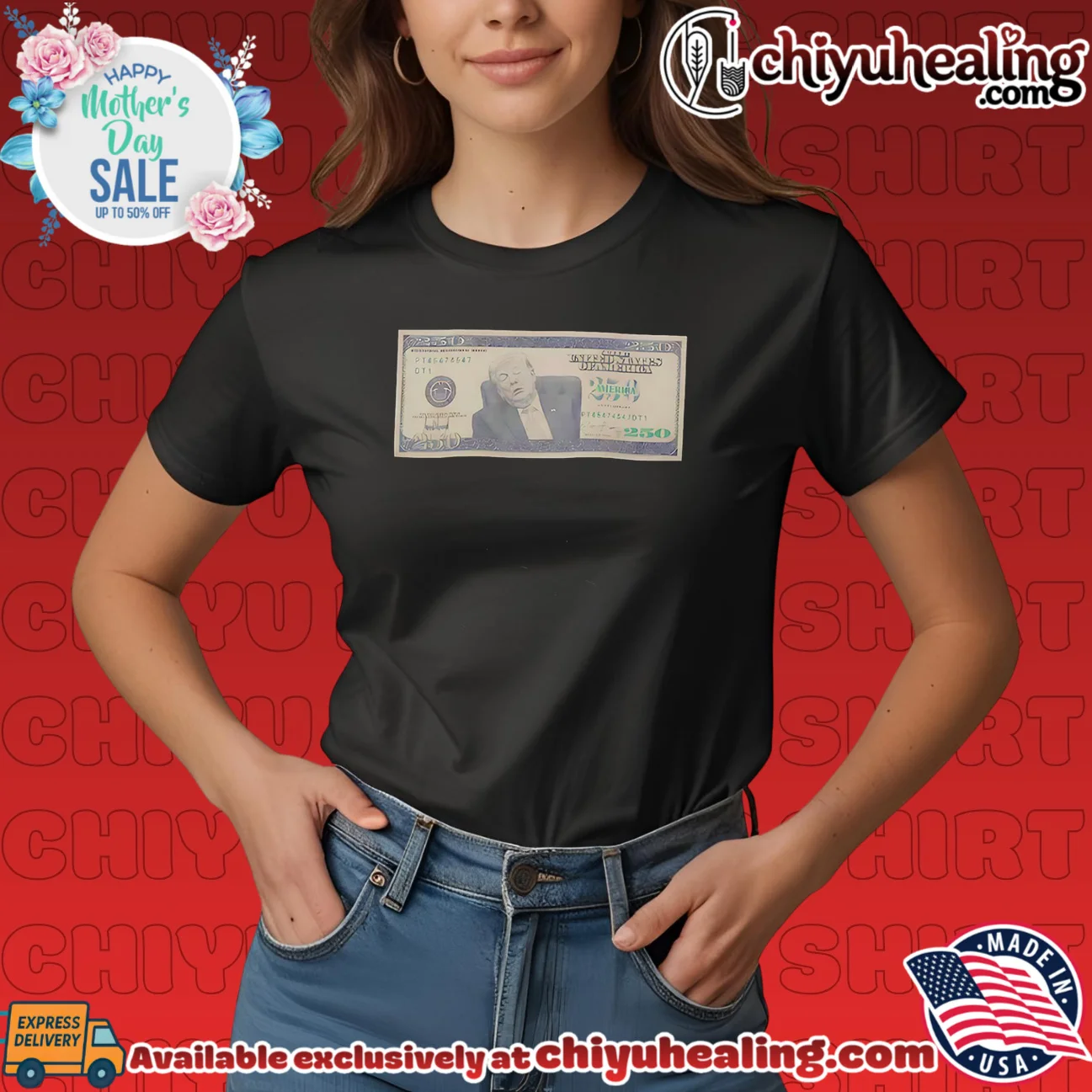 Sleepy Trump 250 Bill limited shirt & hoodie - Everyday Fit Sleepy Trump 250 Bill