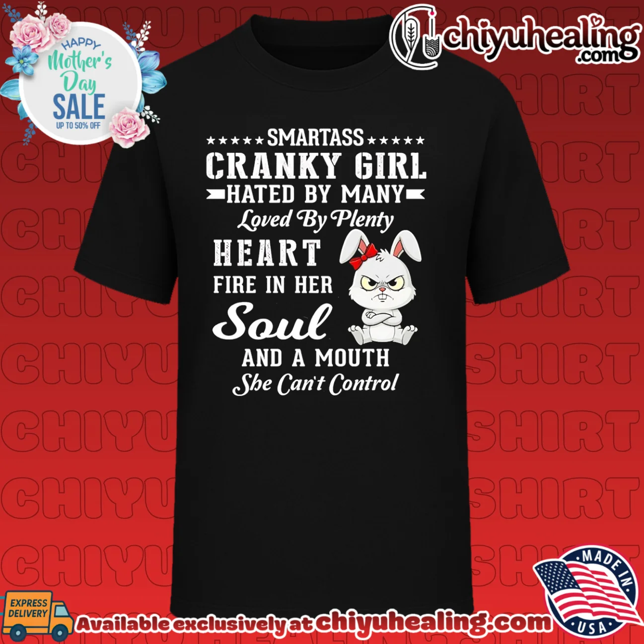 Smartass Cranky Girl Hated by Many Loved by Plenty with a Mouth She Can't Control shirt & hoodie