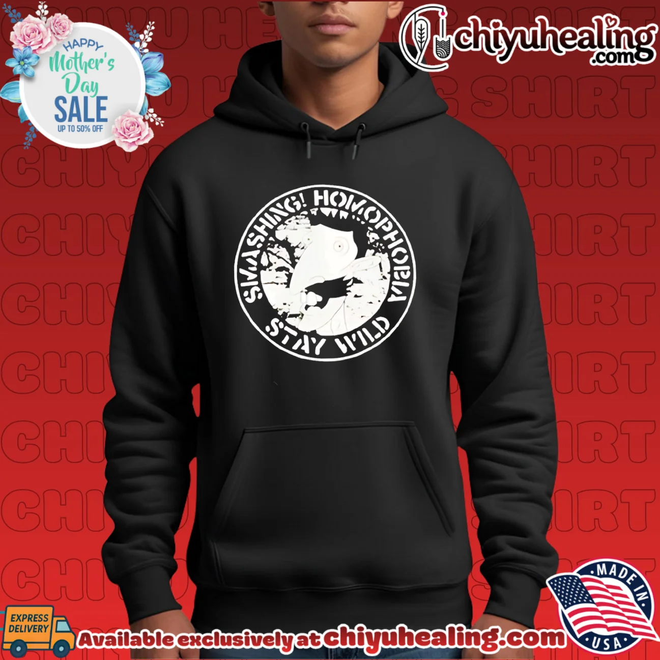 Smashing Homophobia Stay Wild official shirt & hoodie - Perfect Fan Gift Smashing Homophobia Stay Wild official shirt & hoodie - Perfect Fan Gift
