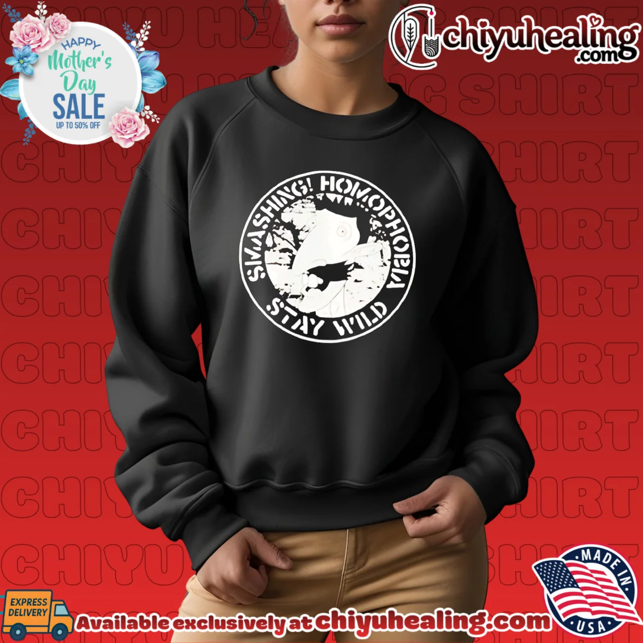 Smashing Homophobia Stay Wild official shirt & hoodie - Perfect Fan Gift Smashing Homophobia Stay Wild