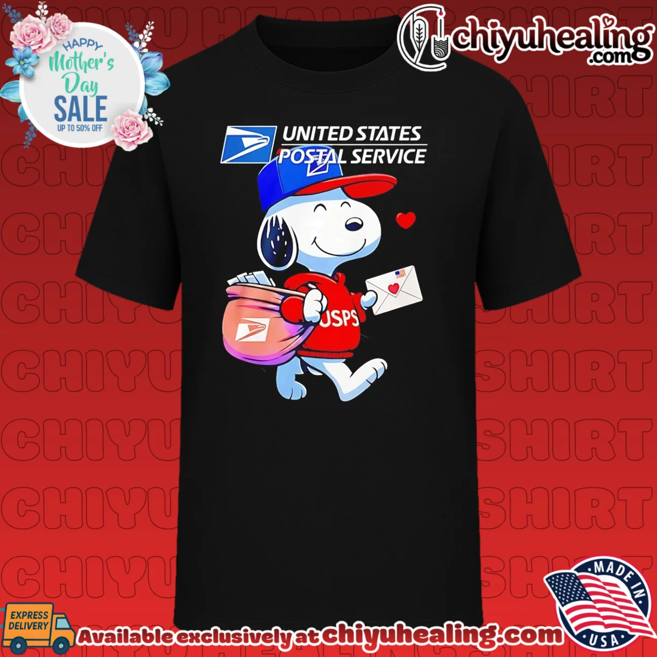 Snoopy United States Postal Service shirt & hoodie