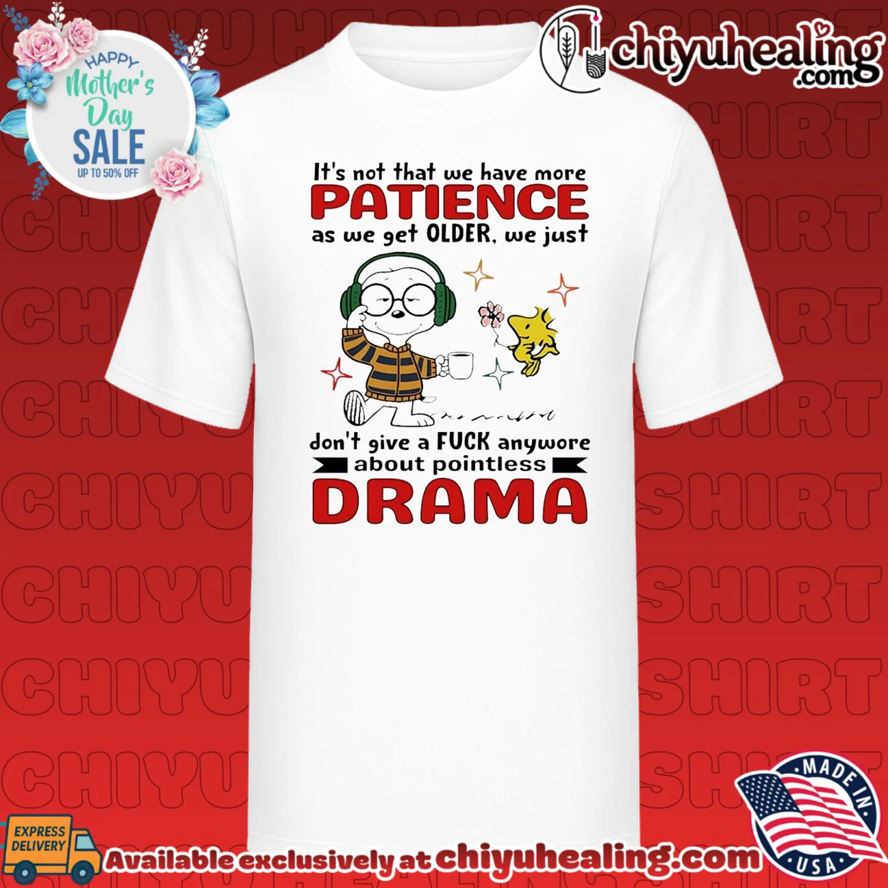 Snoopy We Do Not Give a Fuck About Pointless Drama