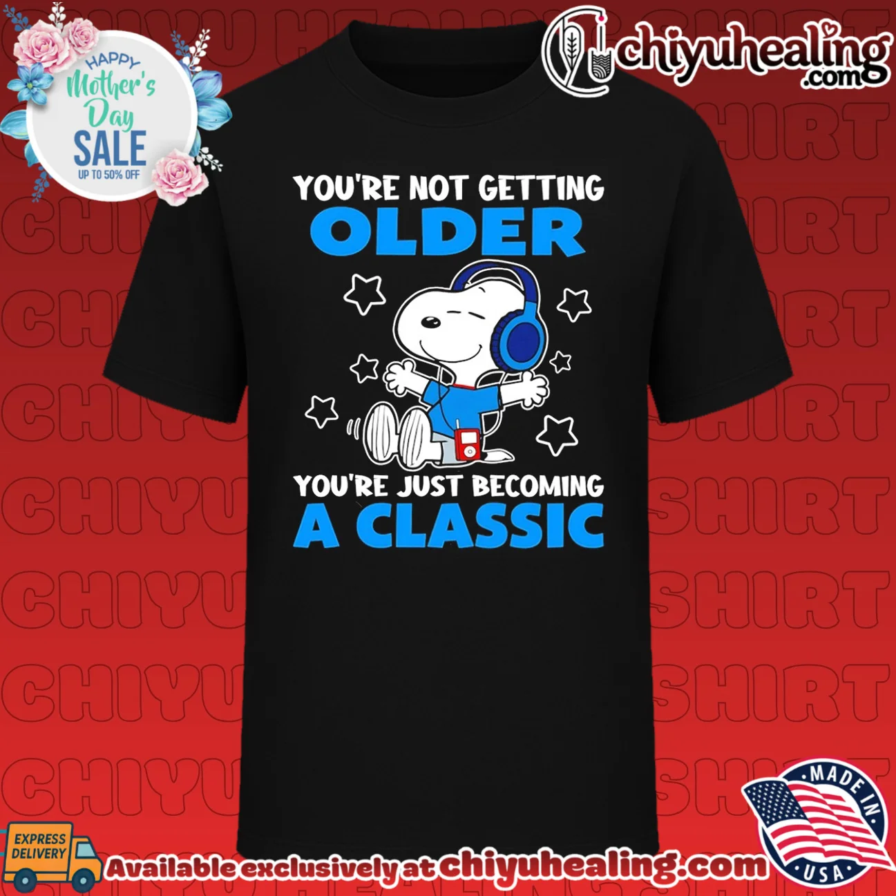 Snoopy You Are Not Getting Older You Are Just Becoming a Classic
