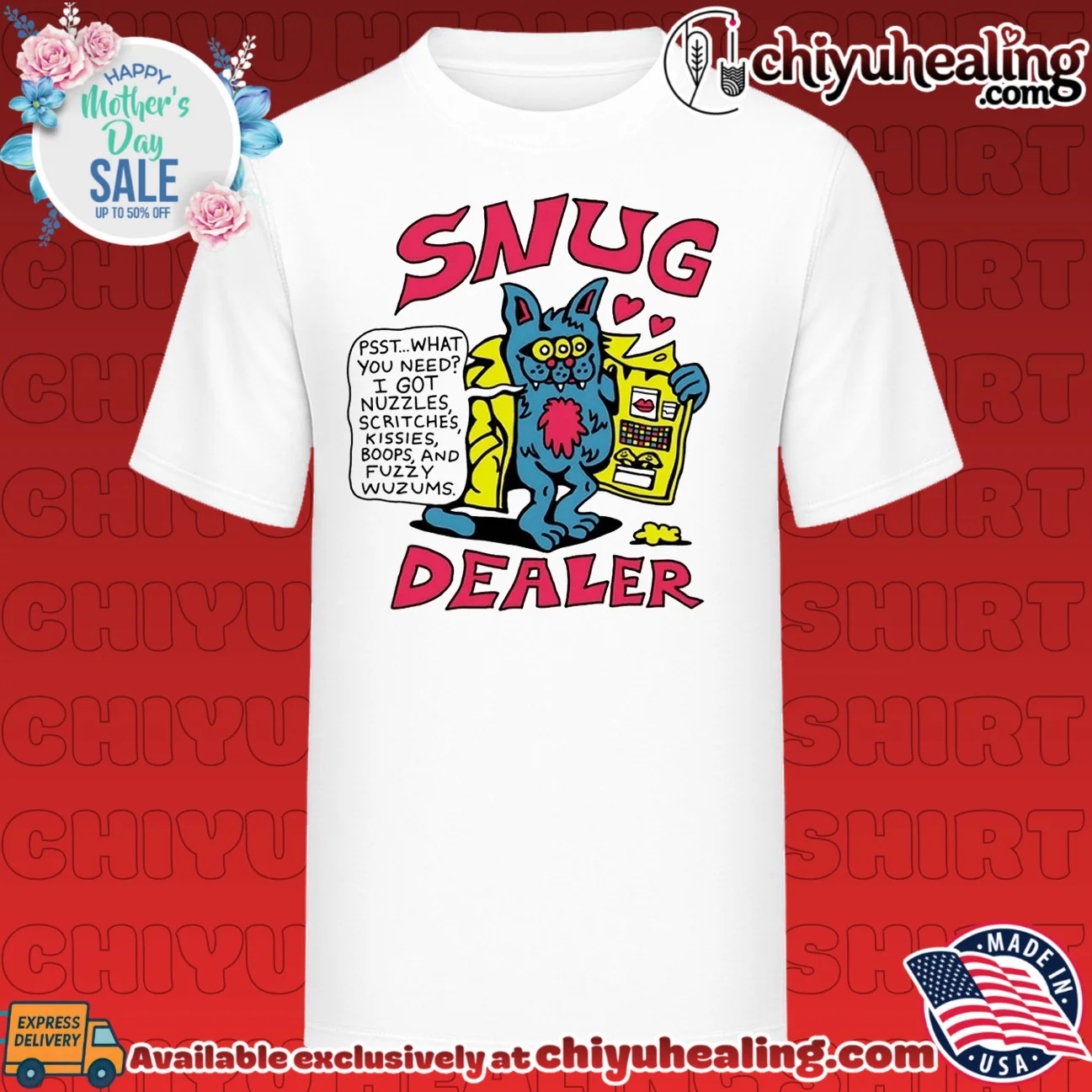Snug Dealer Funny Cat Nuzzles Scritches and Kissies shirt & hoodie