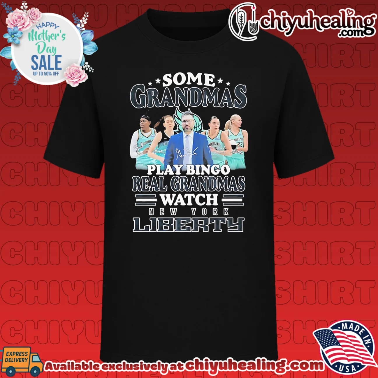 Some grandmas play bingo real grandmas watch New York Liberty shirt & hoodie