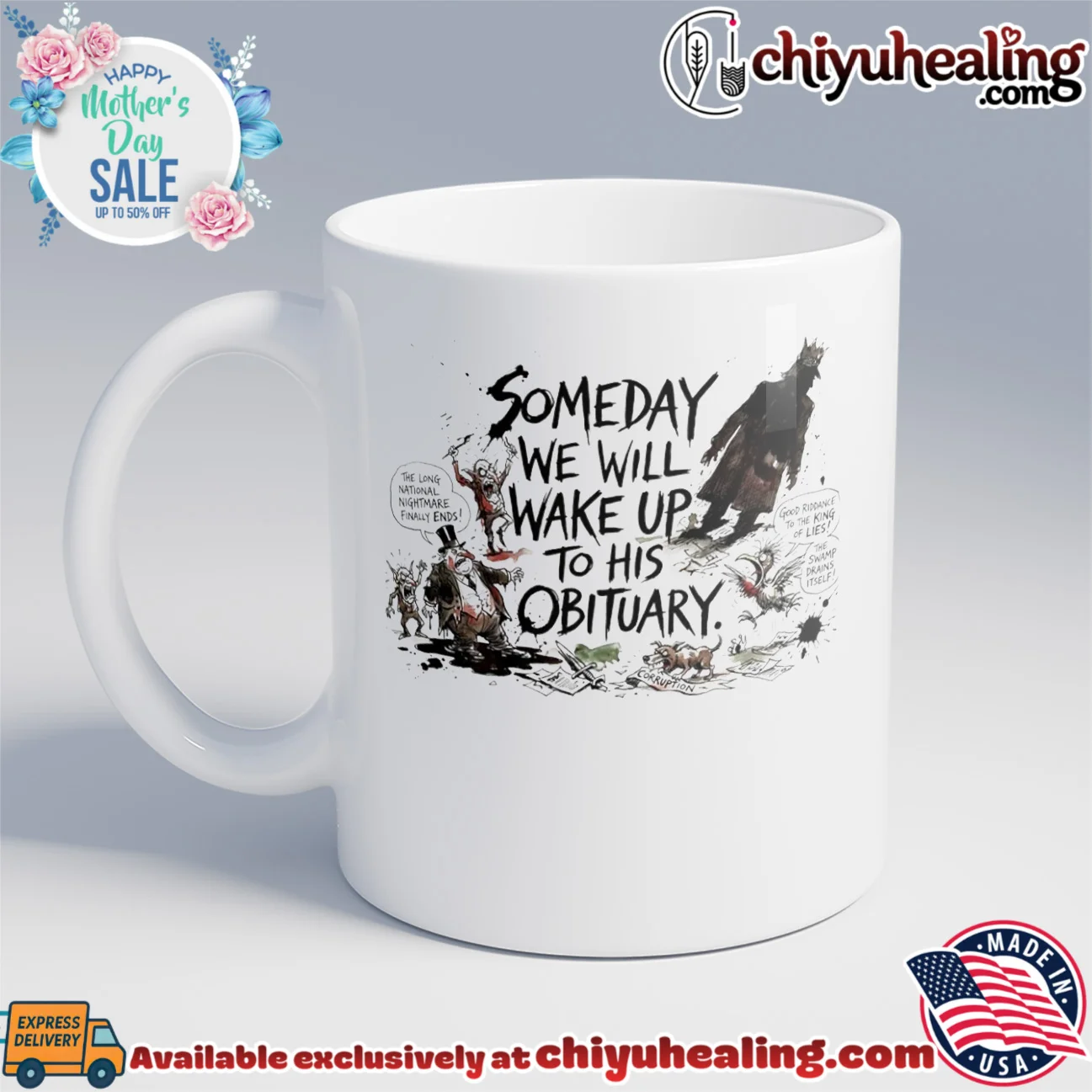 Someday we will wake up to his obituary paint shirt iconic shirt & hoodie | Exclusive Fan Gear Someday we will wake up to his obituary paint shirt