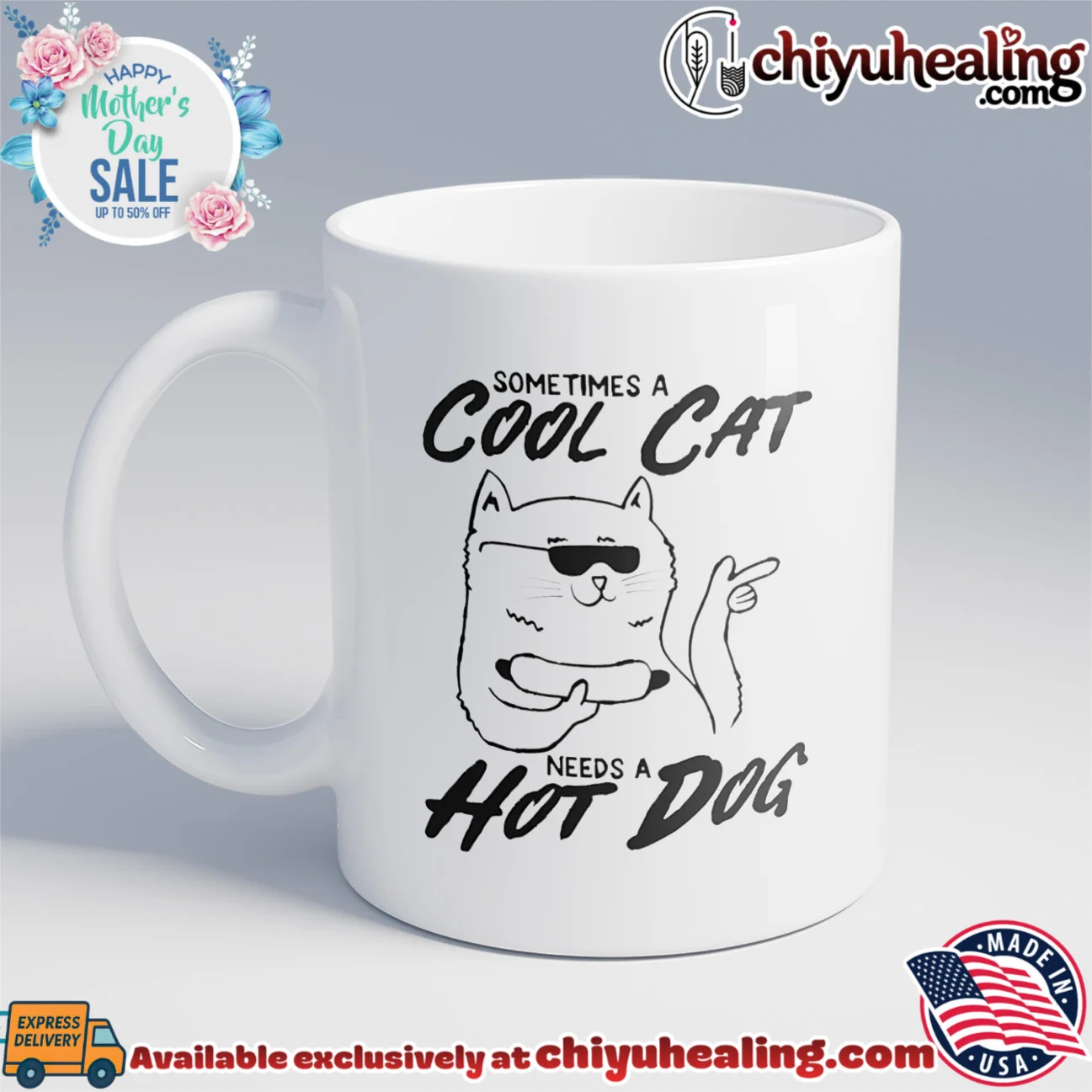 Sometimes a cool cat needs a hot dog limited shirt & hoodie | Collector Series Sometimes a cool cat needs a hot dog