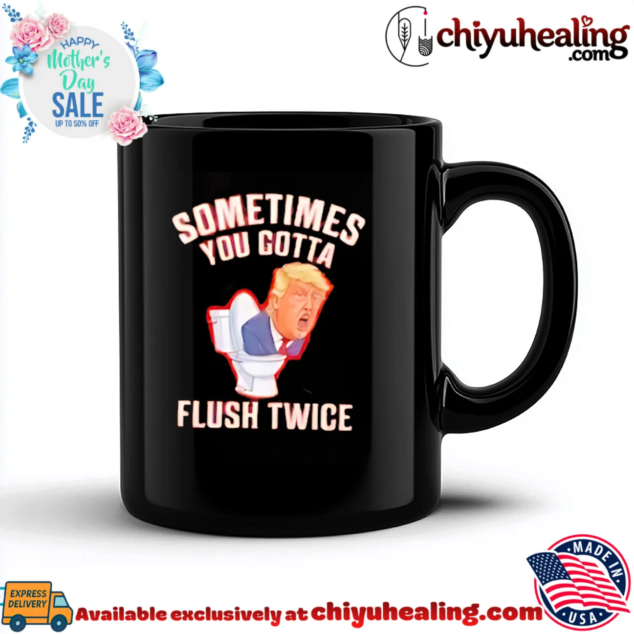 Sometimes you gotta flush twice Donald Trump shirt & hoodie Sometimes you gotta flush twice Donald Trump
