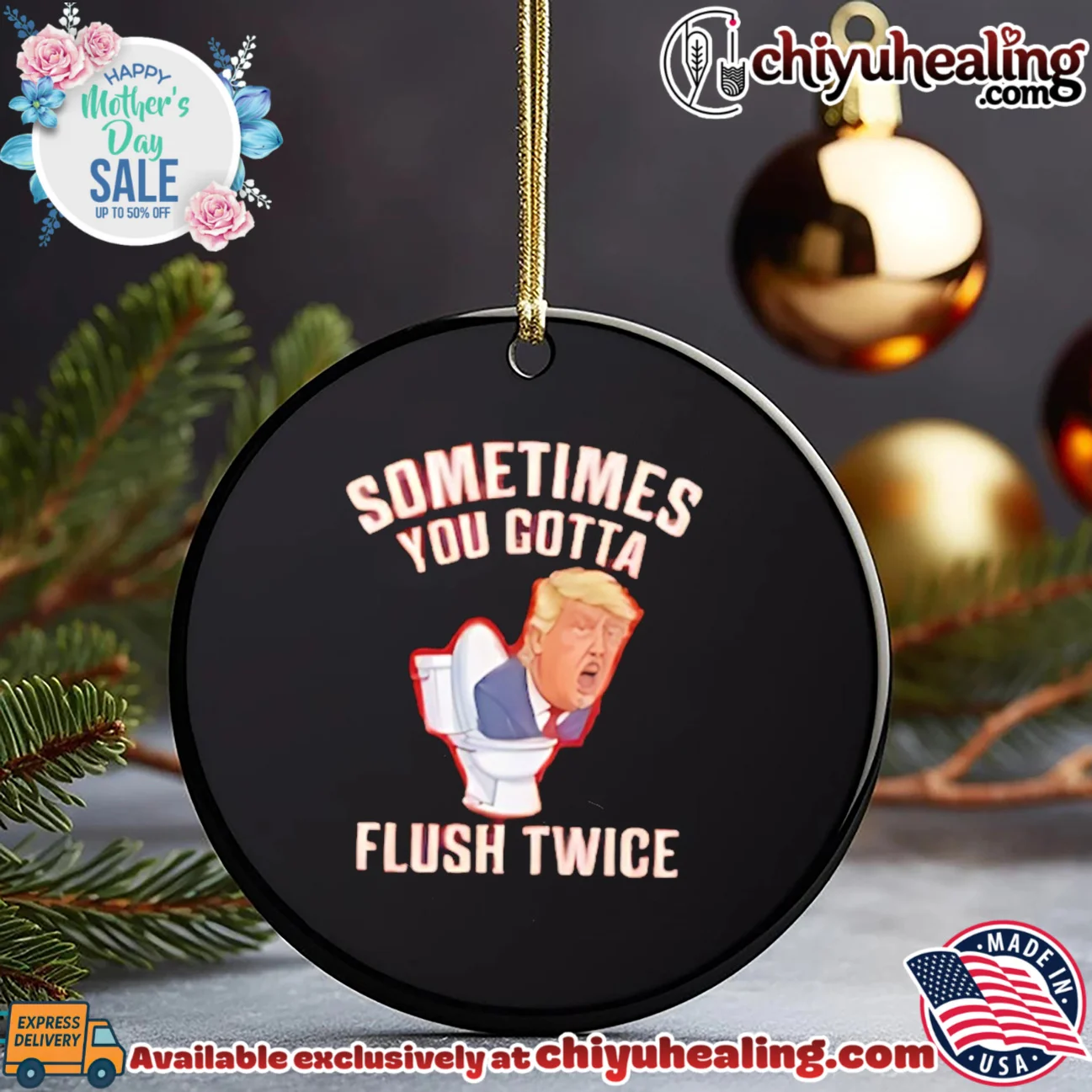 Sometimes you gotta flush twice Donald Trump shirt & hoodie Sometimes you gotta flush twice Donald Trump