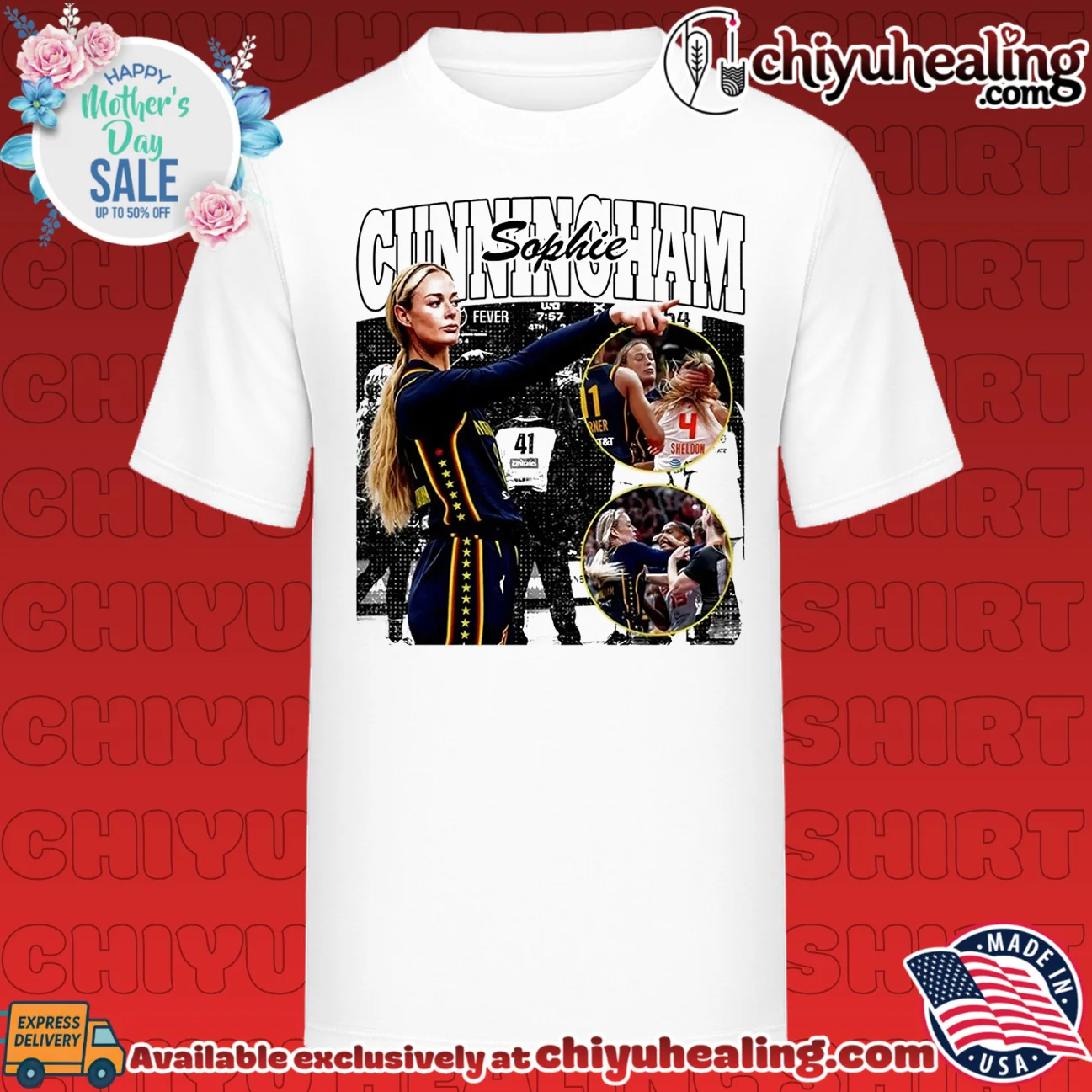 Sophie Cunningham Indiana Fever Basketball Legend shirt & hoodie