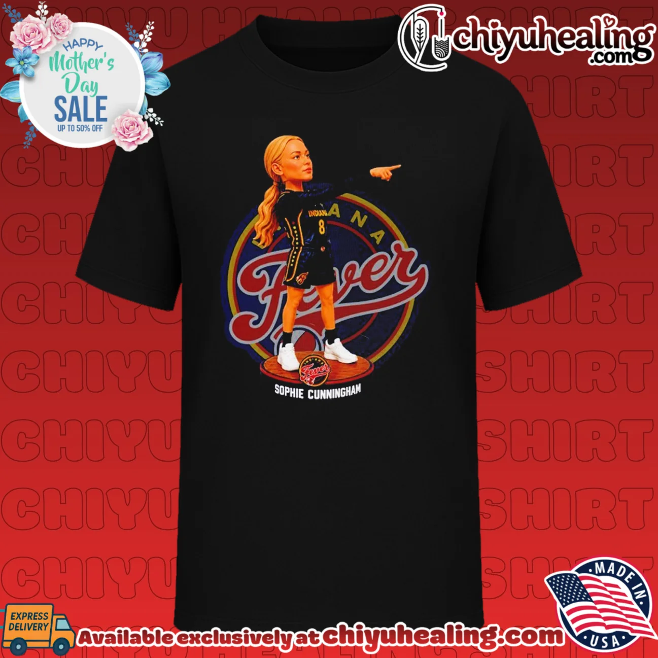 Sophie Cunningham Indiana Fever Bobblehead shirt & hoodie