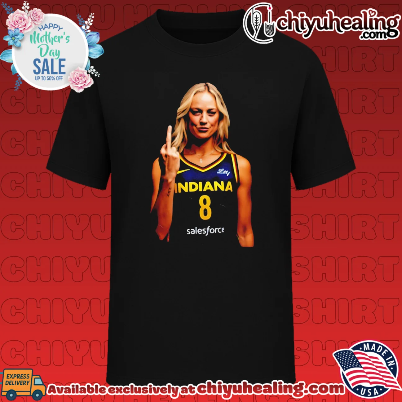 Sophie Cunningham Indiana Fever Middle Finger shirt & hoodie