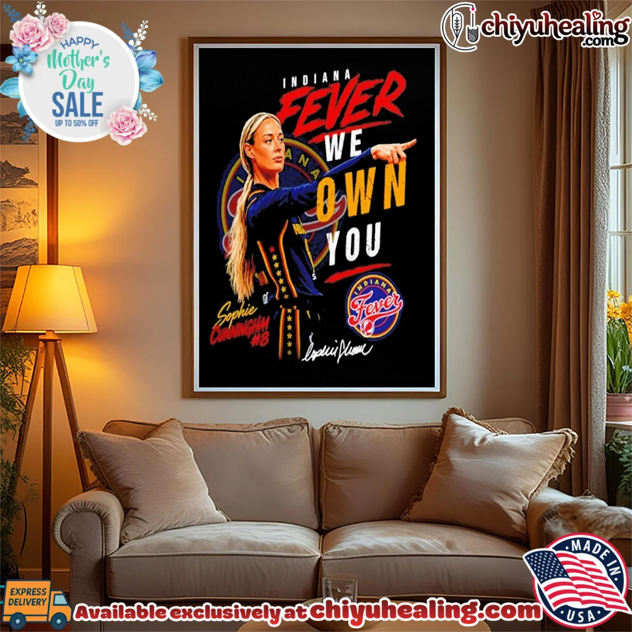 Sophie Cunningham Indiana Fever We Own You shirt & hoodie Sophie Cunningham Indiana Fever We Own You shirt & hoodie