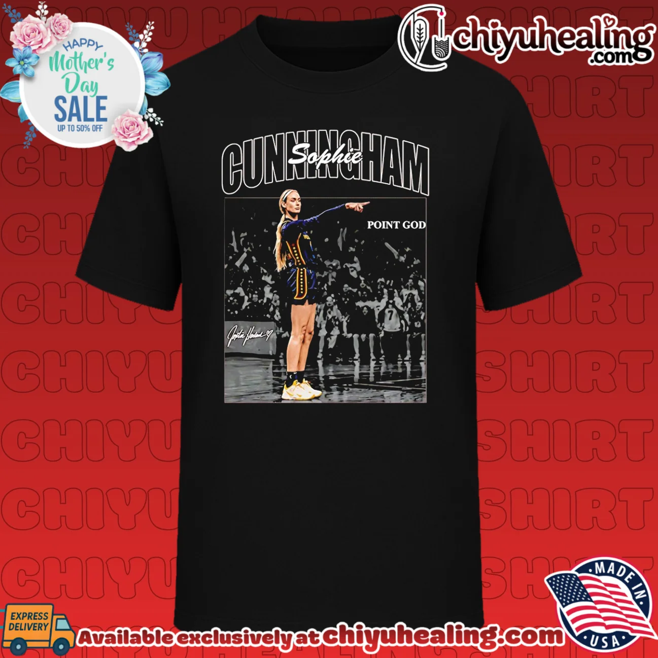 Sophie Cunningham Point God Indiana Fever WNBA Fan shirt & hoodie