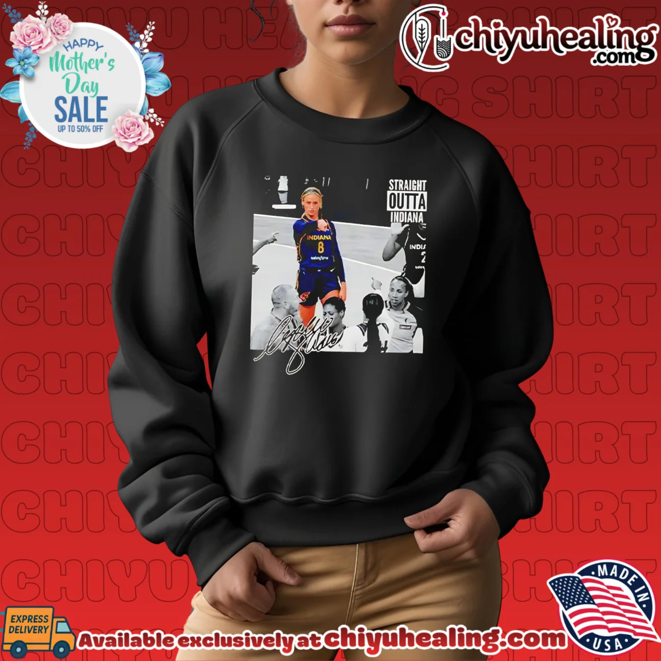 Sophie Cunningham Straight Outta Indiana Basketball shirt & hoodie Sophie Cunningham Straight Outta Indiana Basketball shirt & hoodie