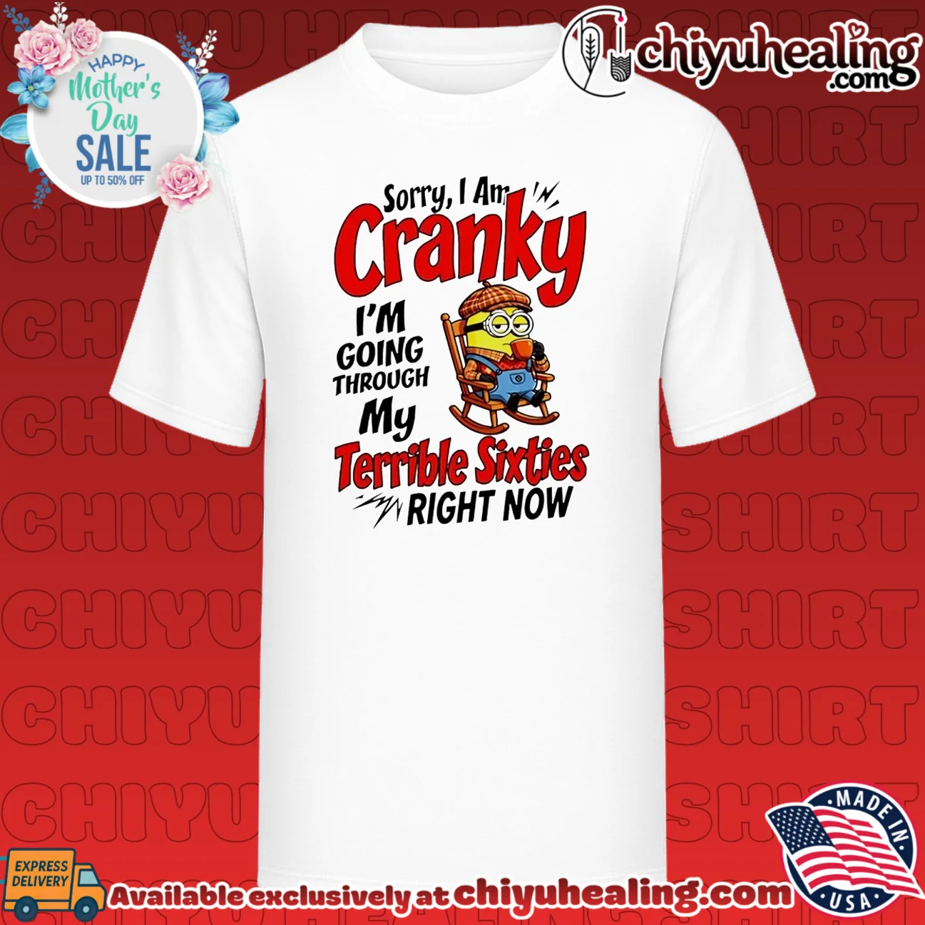 Sorry I Am Cranky Going Through My Terrible Sixties Minion shirt & hoodie