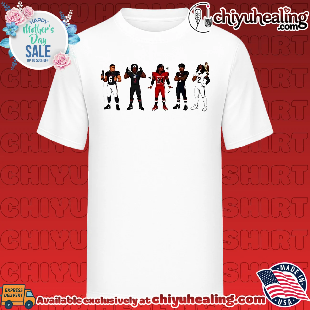 SoS Shutdown Secondary Houston Texans 8-bit games shirt & hoodie