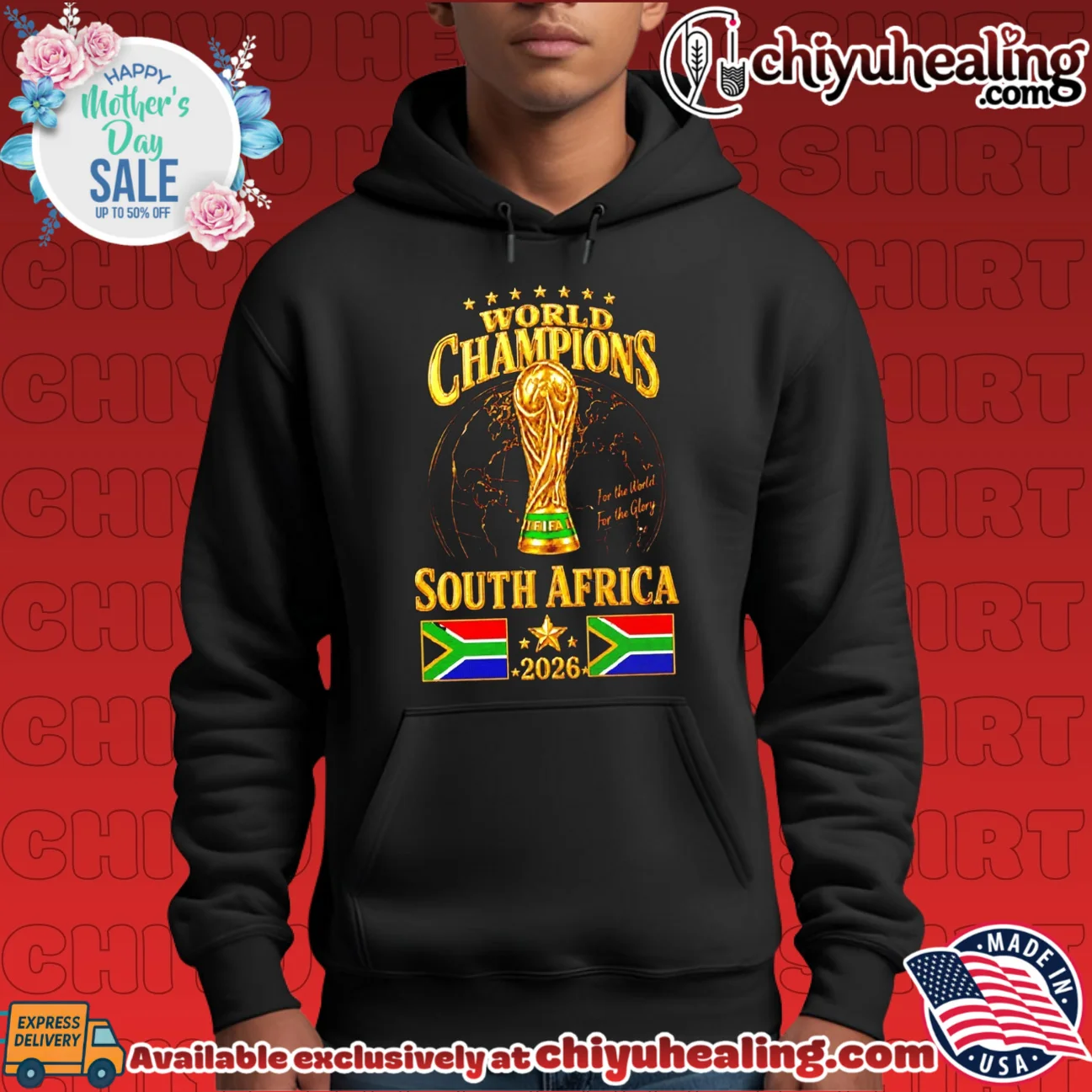 South Africa 2026 World Champions For The World For The Glory shirt viral shirt & hoodie - Urban Fashion South Africa 2026 World Champions For The World For The Glory shirt viral shirt & hoodie - Urban Fashion