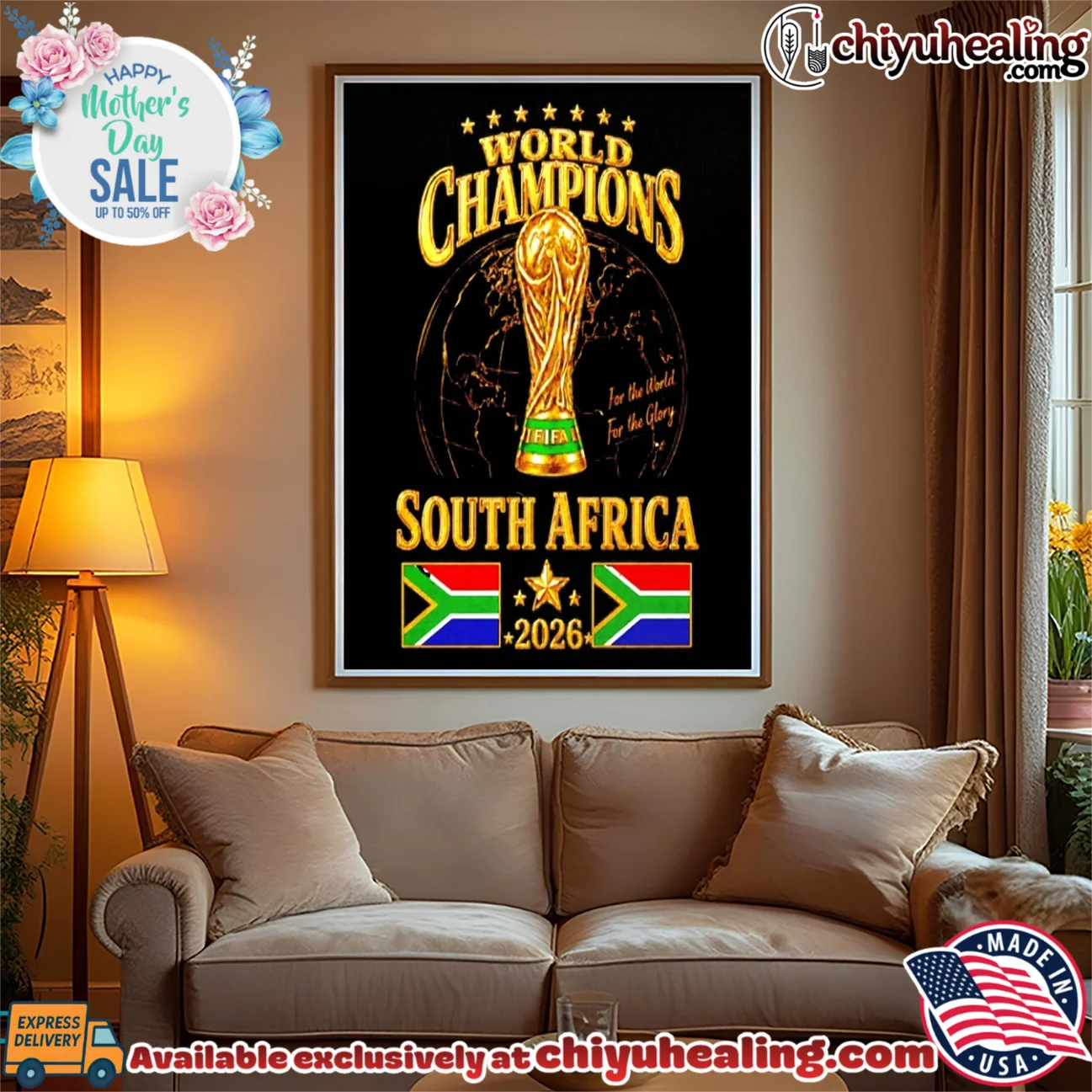 South Africa 2026 World Champions For The World For The Glory shirt viral shirt & hoodie - Urban Fashion South Africa 2026 World Champions For The World For The Glory shirt