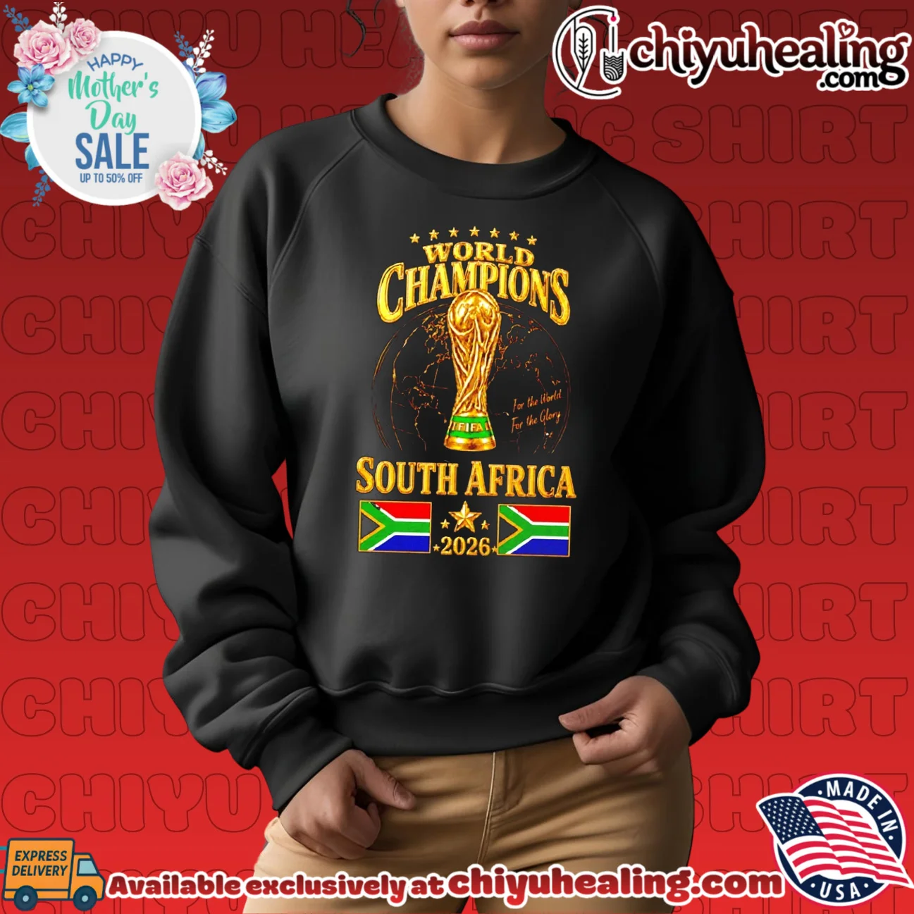 South Africa 2026 World Champions For The World For The Glory shirt viral shirt & hoodie - Urban Fashion South Africa 2026 World Champions For The World For The Glory shirt
